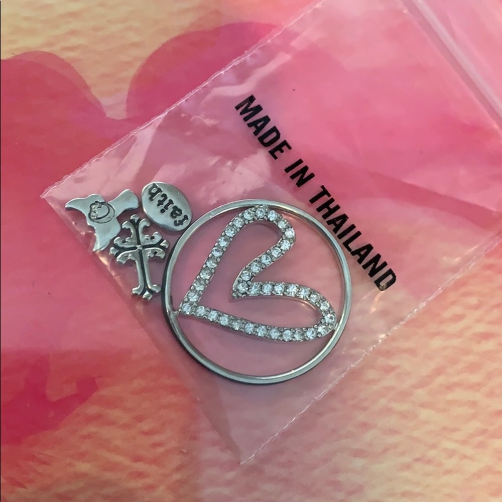 Origami Owl charms and window plate